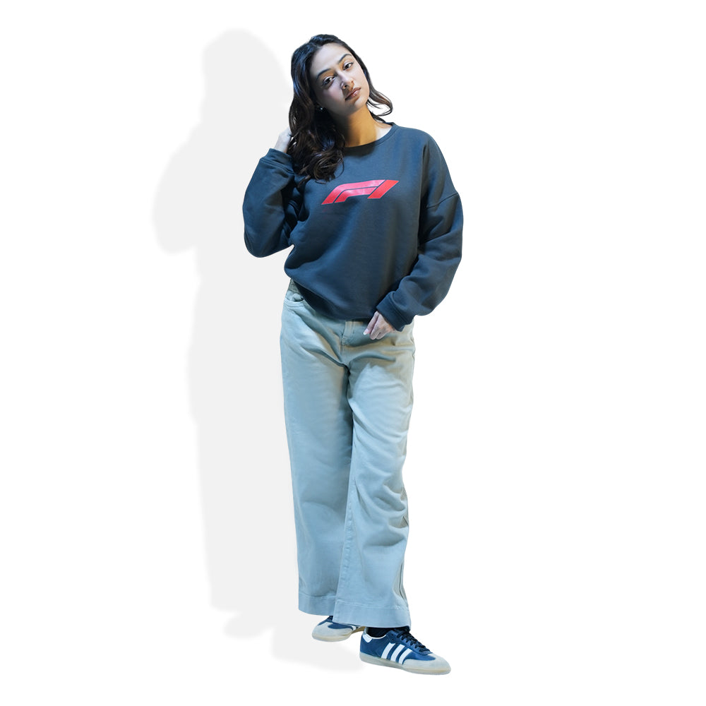 Down-Shoulder Graphic Sweatshirt – Relaxed Fit | Modern Streetwear