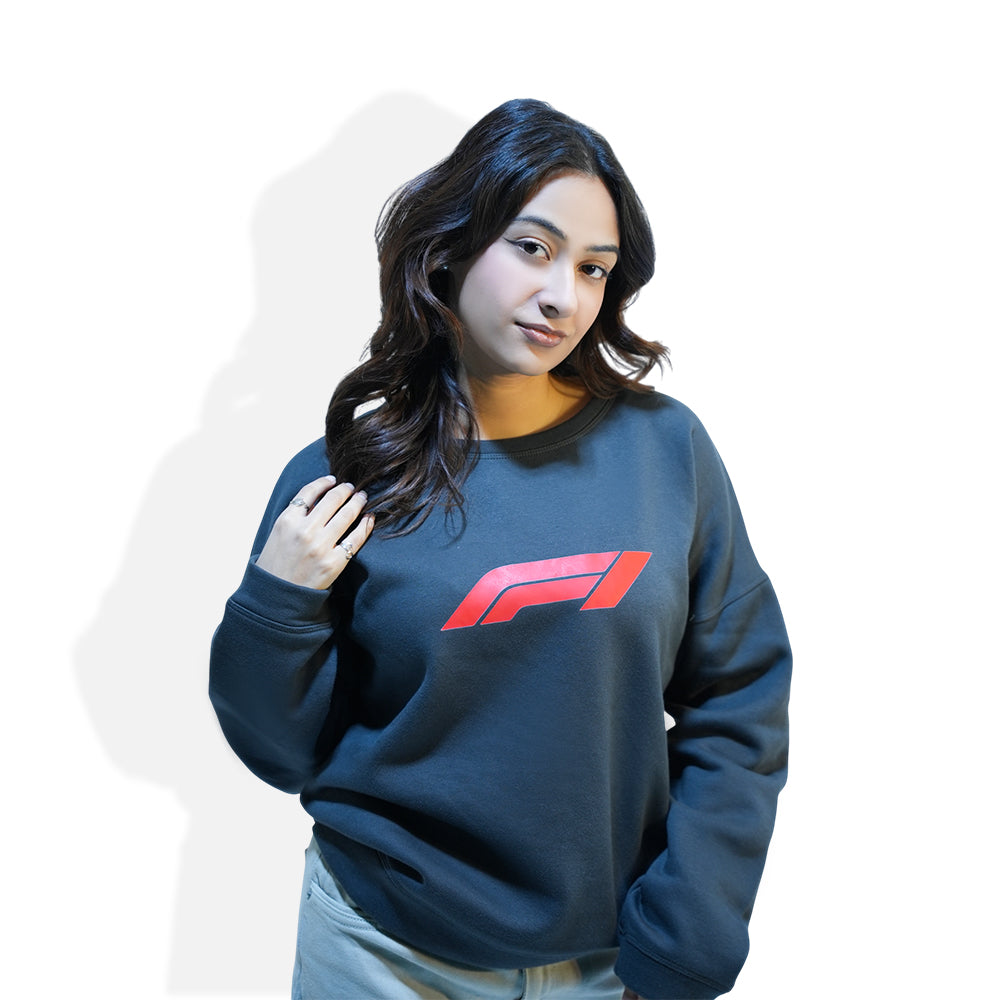 Down-Shoulder Graphic Sweatshirt – Relaxed Fit | Modern Streetwear