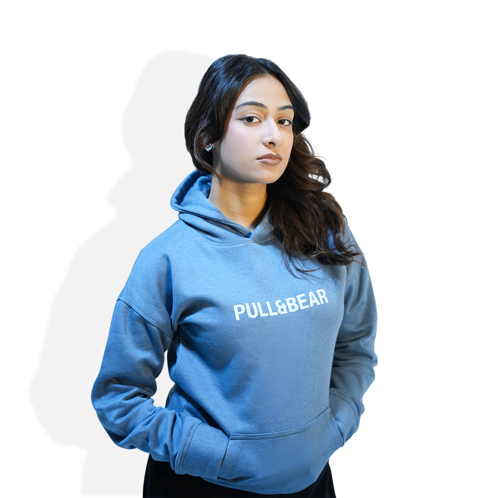 Down-Shoulder Graphic Hoodie – Relaxed Fit Streetwear