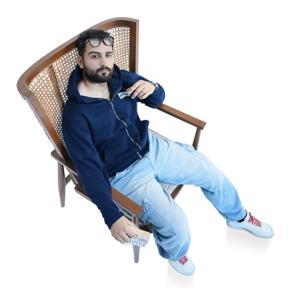 Triple-Stripe Zipper Hoodie – Relaxed Fit | Premium Streetwear