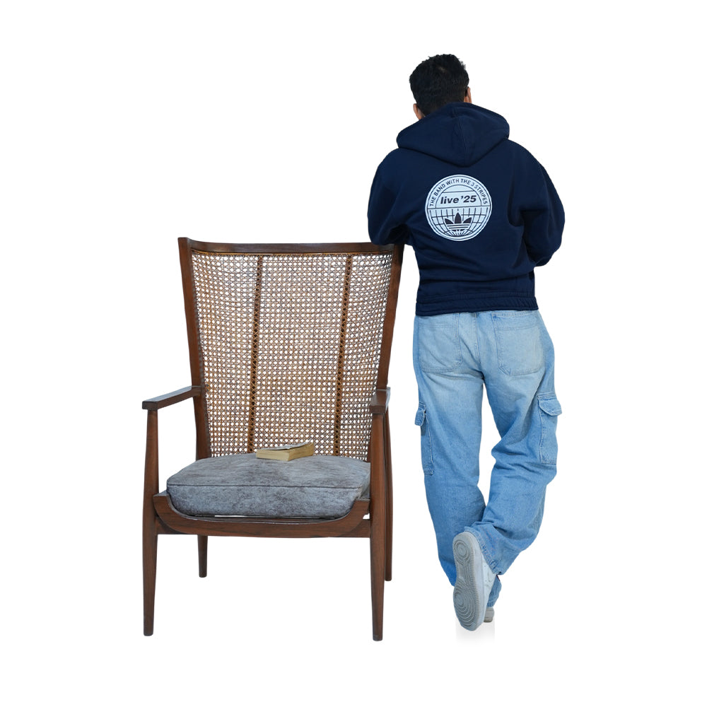 Triple-Stripe Zipper Hoodie – Relaxed Fit | Premium Streetwear