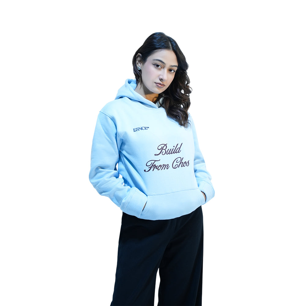 “Build From Chos” Women’s Hoodie – Relaxed Fit | Premium Minimal Streetwear