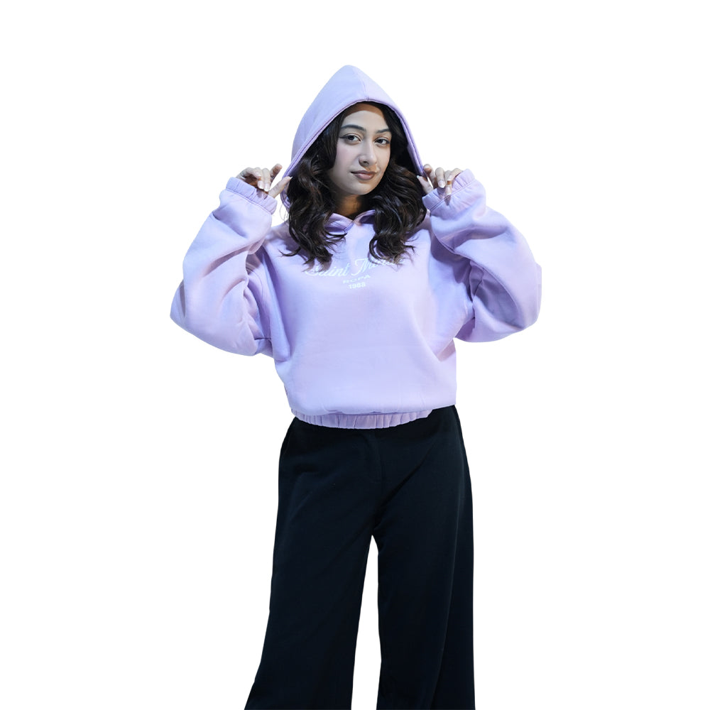 Women’s Cropped Graphic Hoodie – Gen Z Streetwear | Relaxed Fit